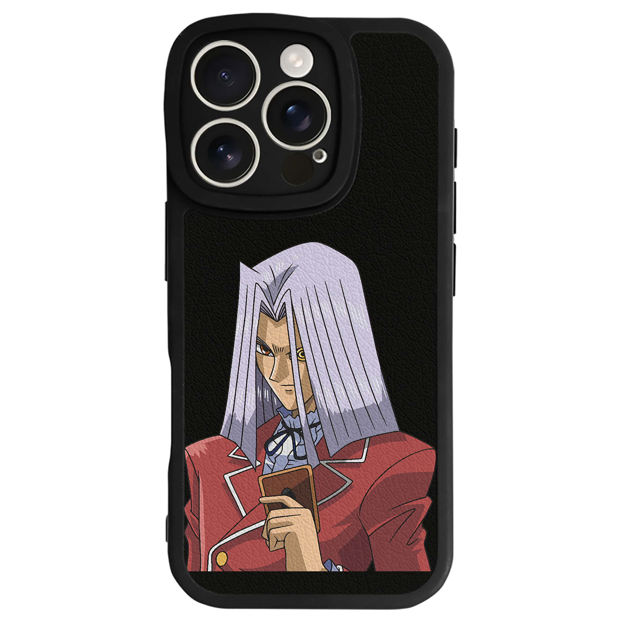 遊☆戯☆王 Yu-Gi-Oh! 【iPhone 16シリーズ対応】シリコンスマホケース（レザー調） 材質：シリコン